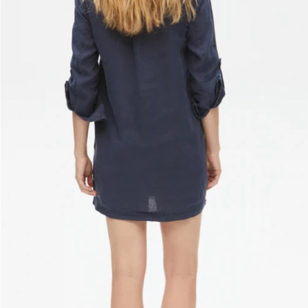 Michael Stars Eleanor Linen Shirt Dress. NWT - Picture 2 of 3